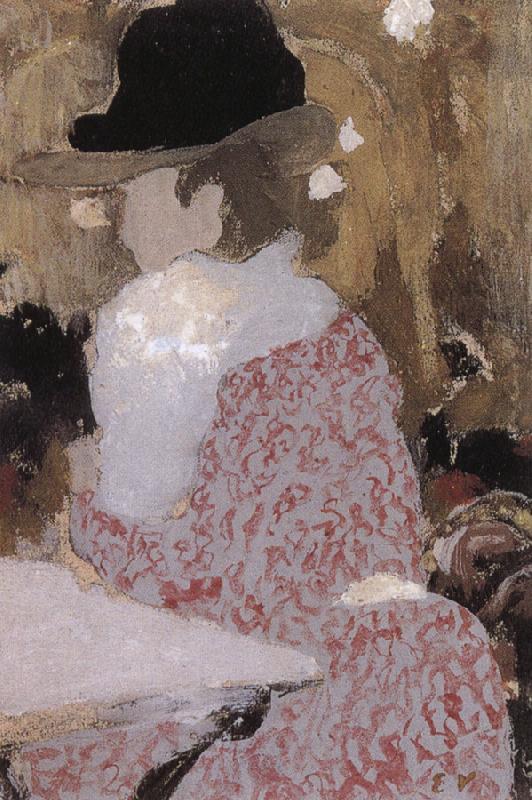 Edouard Vuillard In the coffee shop oil painting picture
